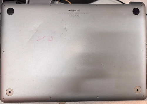 APPLE MACBOOK PRO RETINA 15" A1398 2013 14 PALMREST TOPCASE KEYBOARD UK 613-1325 - Picture 3 of 3