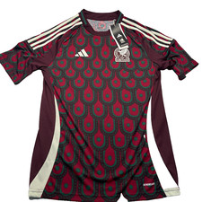 adidas Mexico National Team 2024 Jersey Boys XL Red Slim Fit Aero Ready Soccer