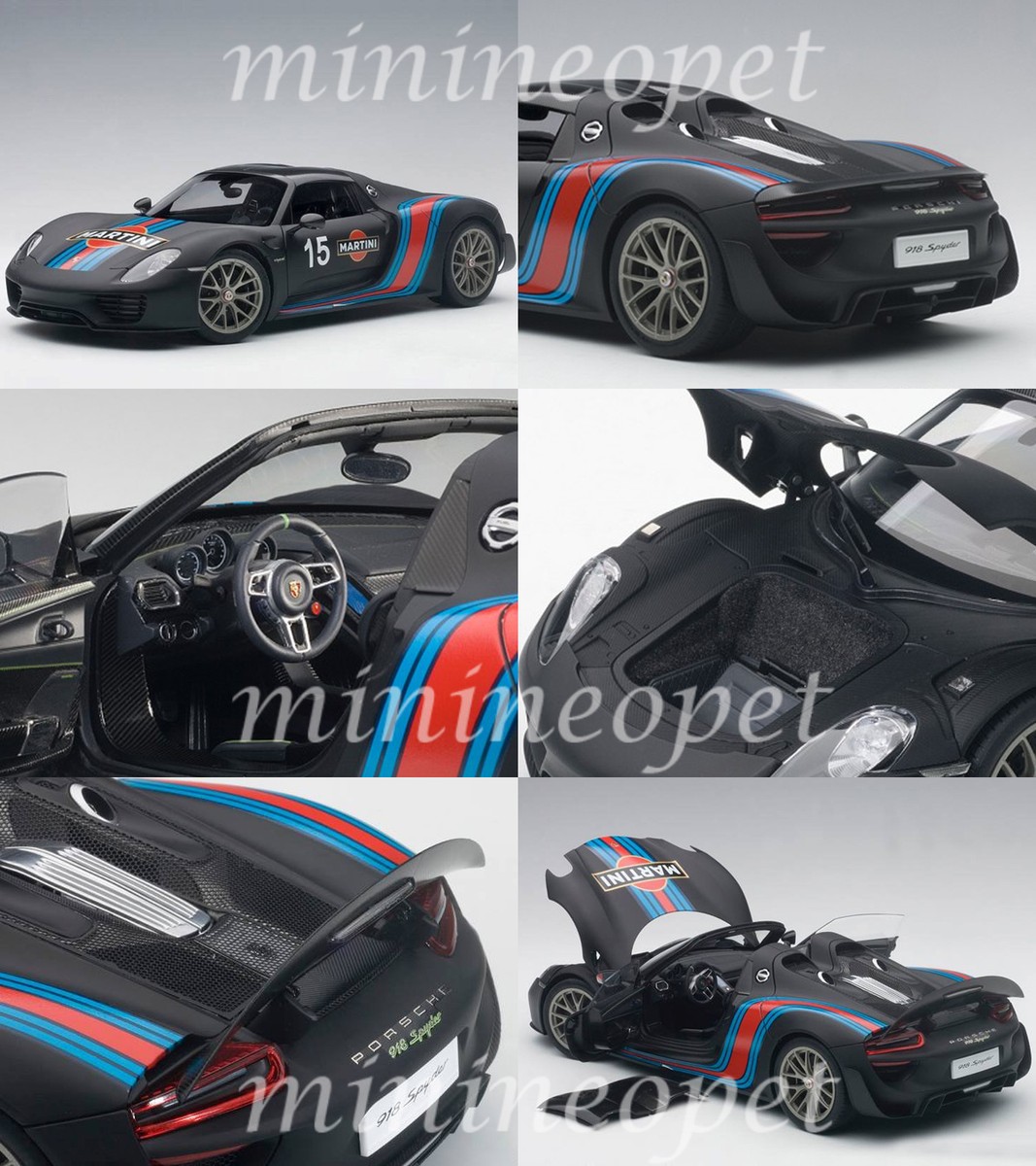 ポルシェ 918スパイダー 1/18 ブラック マルティーニ Amazon | AUTOart 1/18 ポルシェ 918 スパイダー バイザッハ