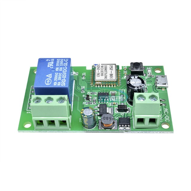 WiFi Wireless Smart Switch Home Relay Module Self-locking 5V-12V IR9175 WiFi Wireless Smart Switch Home Relay Module Self-locking 5V-12V IR9175