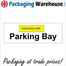CM330 YOUR LOGO WORDS CHOICE OFFICE PARKING BAY SIGN CUSTOMISE WORKPLACE SITE