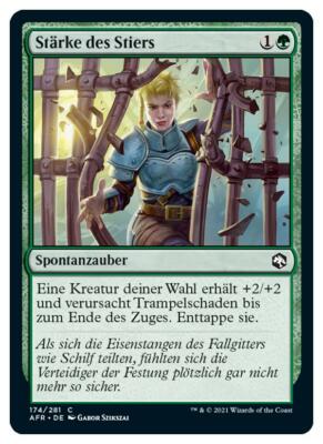 Magic the Gathering - Stärke des Stiers #174 AFR - DE NM MtG