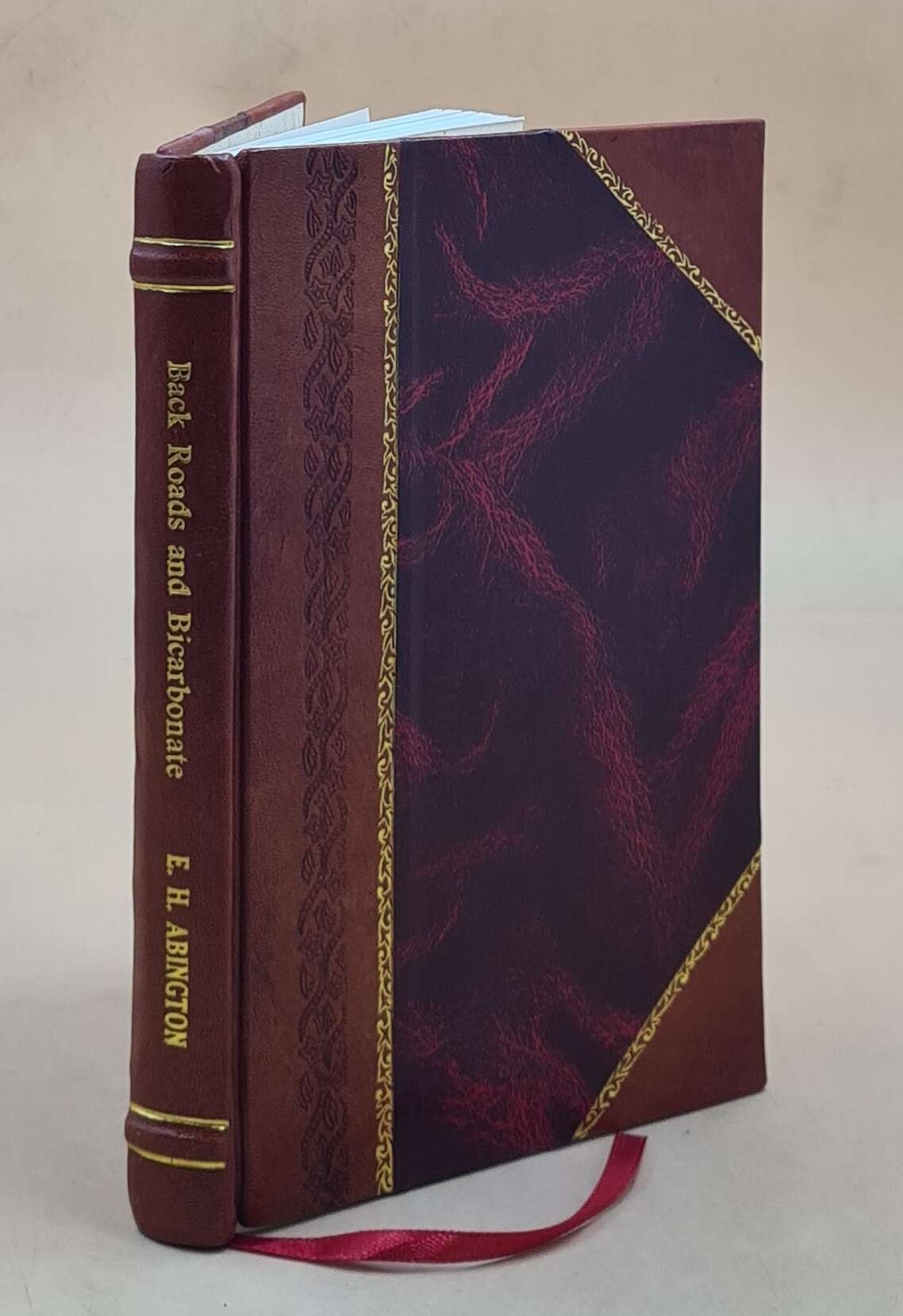 Back Roads and Bicarbonate An Arkansas Cou Autobiography Leather Bound