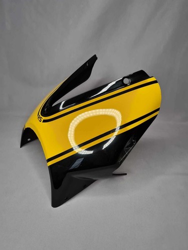 Pyramid Screen Fairing Windshield Diablo Black Yellow Kawasaki Z900RS SE 22-2024 - Picture 5 of 16