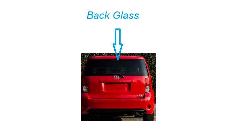 Fits 2008-2015 Scion XB Rear Window Back Glass 4Dr Heated Dark Tinted +Glue Foto 4 de 4