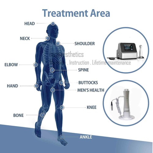 ESWT Shockwave Therapy Machine Shock Wave Muscle Massager Body Pain ED Treatment - Picture 6 of 14