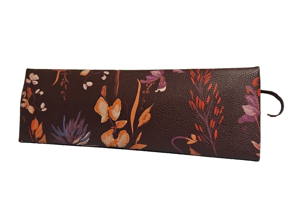 Mujer Floral Bolso de Mano Un Nuevo Día Color Rojo Ciruela Estilo Maletín Talla Mediana Foto 4 de 4