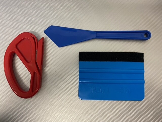 Complete Car Wrapping Tools Kit – Vinyl Wrap Squeegee, Felt Tape, Cut Film, Scraper
