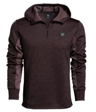Vortex Optics Frontier Limits 1/4 Zip Men Hoodies Rich Mahogany Medium M