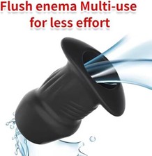 Silicone Hollow Plug Spreader Dilator Enemas Tunnel Speculum Expander BDSM Toy