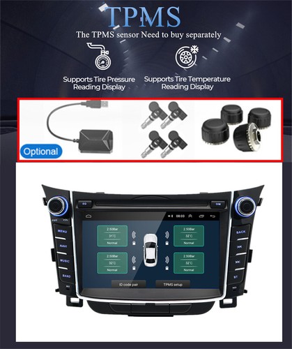 7'' Android 4+32GB Stereo GPS Navigation For Hyundai I30 / Elantra GT 2011-2017 - Bild 18 von 23