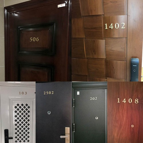 10 Pcs House Number Sign Mailbox Numbers 09 Street Address eBay