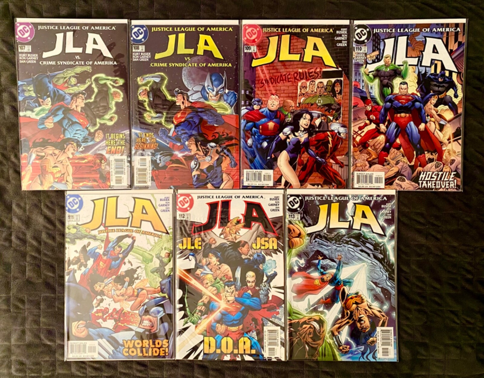 JLA Justice League of America - #107-113 - Busiek, Garney DC Comics - (2005)