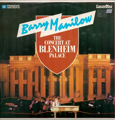 BARRY MANILOW The CONCERT at BLENHEIM Palace England Music LASERDISC Edition | eBay UK