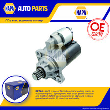 Starter Motor fits VW GOLF Mk4 GTI 1.8 01 to 05 6-Speed Manual Transmission NAPA