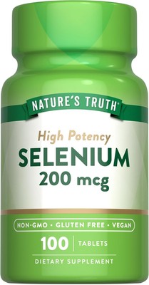 Nature's Truth Selenium 200mcg | 100 Tablets | High Potency | Vegan, Non-GMO... 