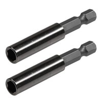 2Er Set Magnet Bithalter Magnetischer Bit Halter Magnetbithalter 60Mm 1/4 Zoll