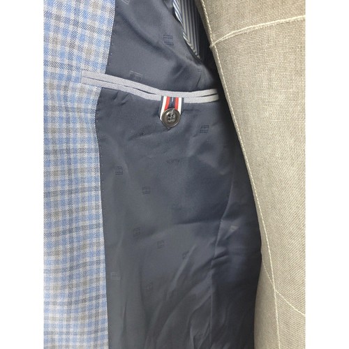 Tommy Hilfiger Blazer Mens 38S Blue Plaid TH Flex Two Button Sport Coat NWT - Picture 11 of 11
