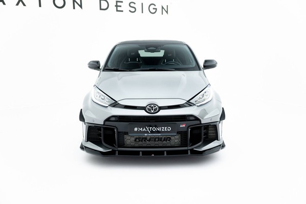Maxton Design Frontlippe Passend FüR Toyota GR Yaris Mk4 FL Schwarz Hochglanz-image