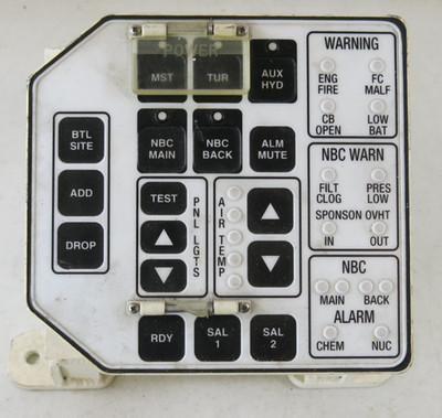 Commanders Control Panel, M1A1 Abrams Tank training Simulator