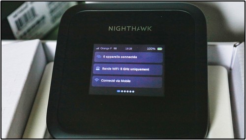 Routeur mobile 4G 5G Netgear Nighthawk M3 MH3150 WiFi 6E - Imagen 2 de 7