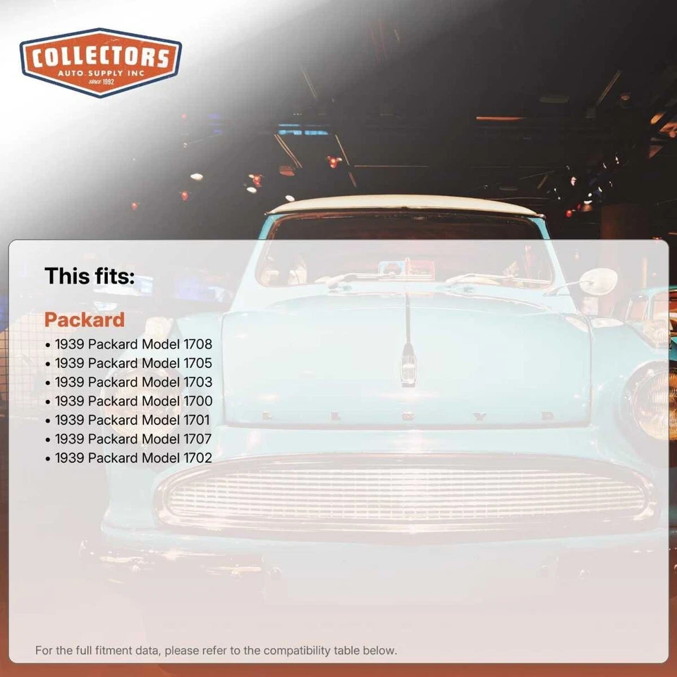 Aislador de firewall para Packard 115-120 1939 Foto 2 de 4