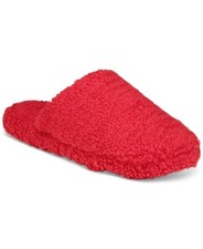 State of Day Women's Boxed Sherpa Slippers Tango Red Size 9-10 NEW