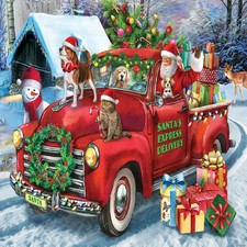 Sunsout Santa's Delivery Truck 300 pc Jigsaw Puzzle