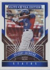2015 Panini Elite Extra Edition Status Blue Die-Cut 57/100 Gregory Guerrero 3c7