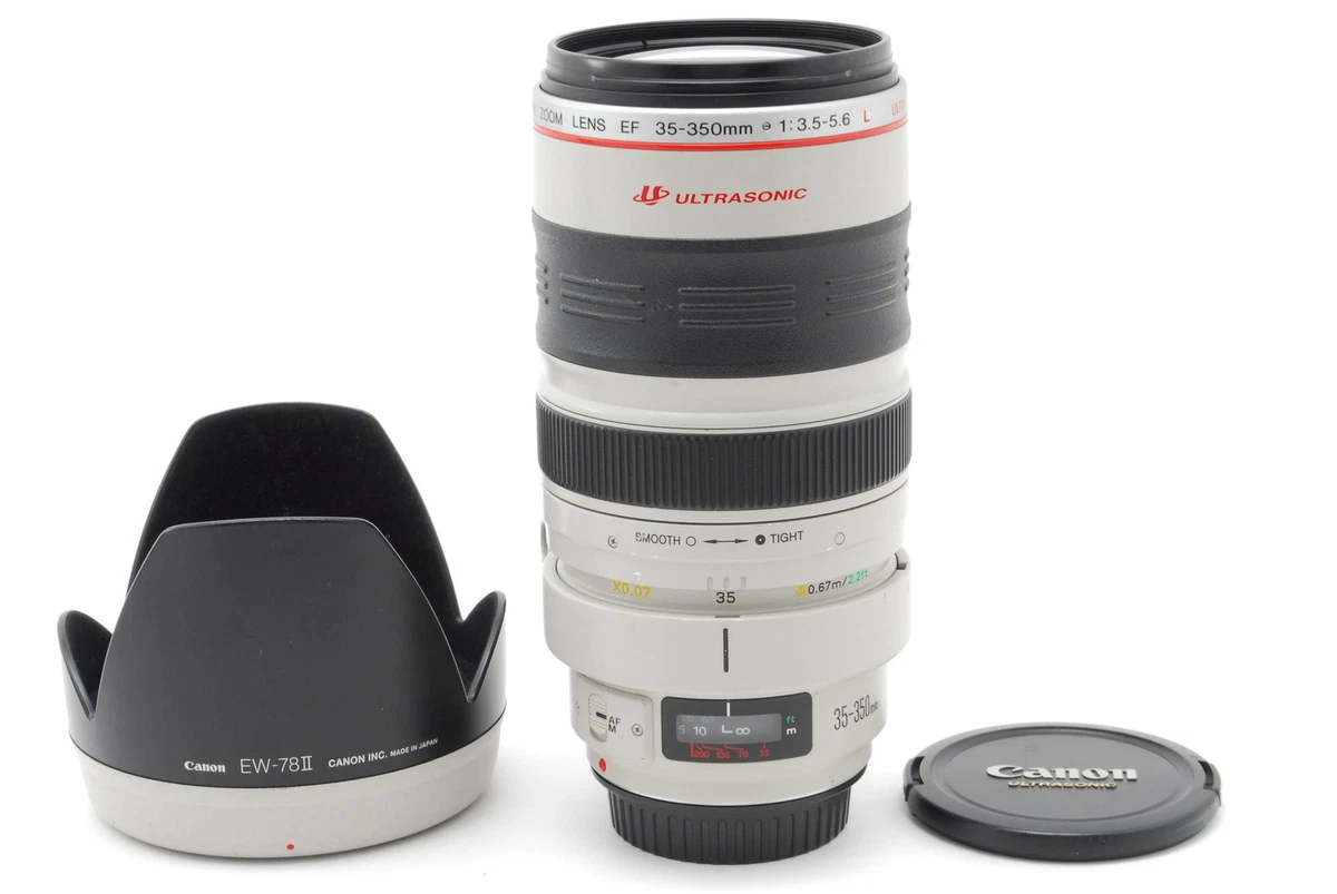 Canon EF Camera Lenses 35-350mm Focal f/3.5-5.6 Maximum Aperture