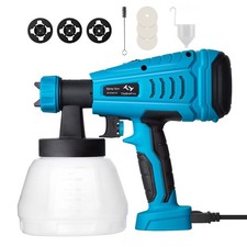 Tilswall Paint Sprayer, Electric Paint Gun with 1300ml Detachable Tank max 1200m