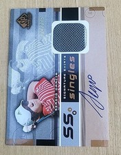 ⛳️ 2003 Upper Deck SP Game Used Edition SERGIO GARCIA Auto GU Shirt #'d /375 PGA