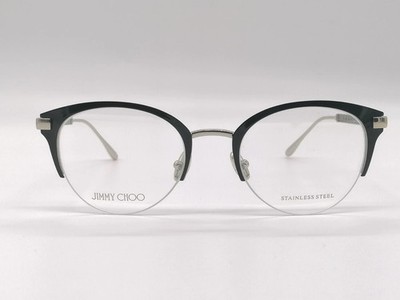 Jimmy Choo JC215 Oval Halb­rand Brille Damen Glasses Frame Old Stock