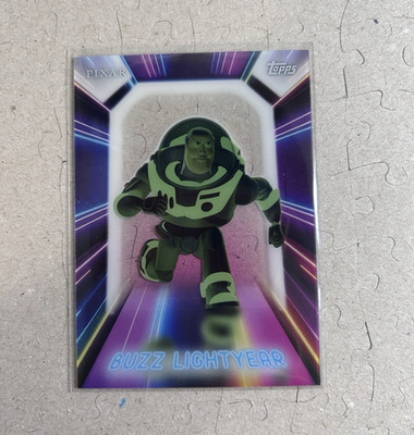 Topps Disney Neon 2026 Buzz Lightyear Illuminated Neon Lights Insert #NPL-5