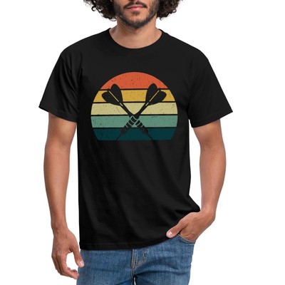 Retro Dart Arrow Design Geschenk Männer T-Shirt