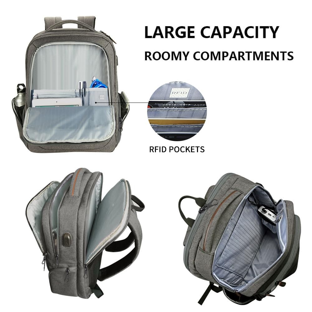 Laptop Backpack Large Computer Backpack Fits up t… - image 5