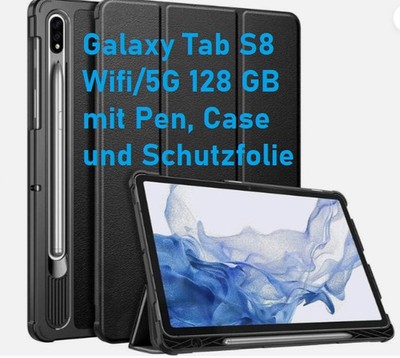 Samsung Galaxy Tab S8 11'' 128GB [Wi-Fi + 5G] silber mit S-pen und Extras