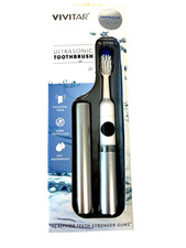 NEW Vivitar Ultrasonic Travel  Home Toothbrush w/ Storage Cap  FAST FREE SHIP
