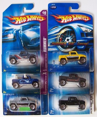 Hot Wheels Hummer H3T Lot of 6 Different | L14 | HW