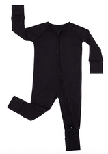 NWT Little Sleepies Bamboo Black Zippered 3-6 Months Zippy Pajamas