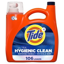 Tide Hygienic Clean Heavy 10X Duty Liquid Detergent 149oz 106 Loads HE 0.17 per gallon