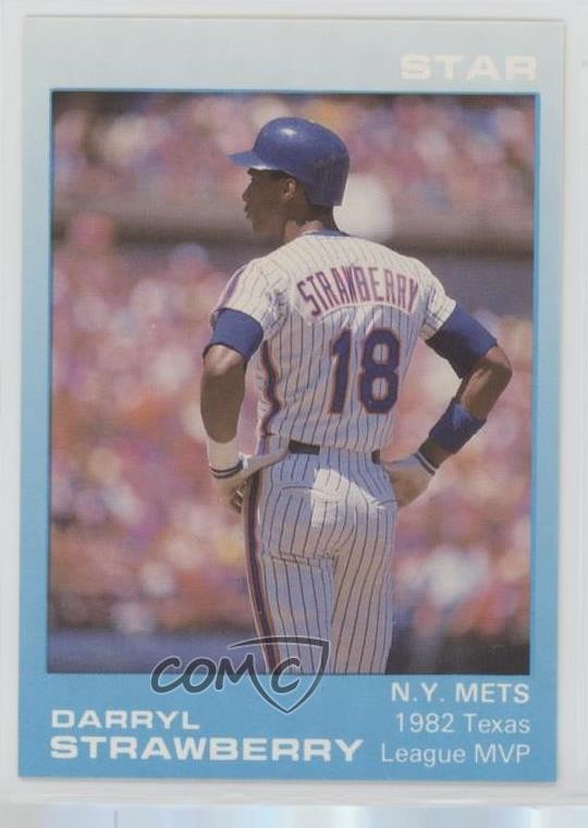 1989 Star Darryl Strawberry Blue Darryl Strawberry #7 0kb5