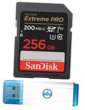 Extreme Pro 256GB SD Memory Card for Vlogging Camera Works with Sony ZV-1 DC