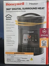 Honeywell 360 Surround Digital Fan-Forced Heater Black