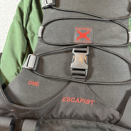 Vintage 90s Osprey Vector Escapist One Backpack Green Made in USA Dolores CO Medium - Bild 2 von 11