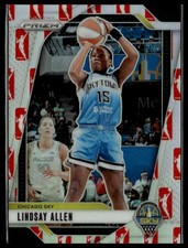 2024 Panini Prizm WNBA #107 Lindsay Allen WNBA Logo Prizms