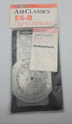 NEW ASA Air Classics E6-B Flight Computer Instructions and Case included