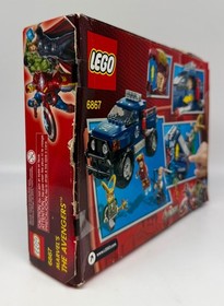 LEGO MARVEL Set LOT- 6867, 76004 & 76050- 3 Truck Builds-Iron/Spider/Falcon- NIB
