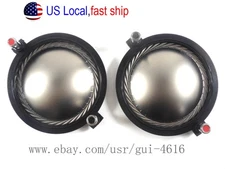 2 x Diaphragm For PRV RPD3220Ti PRV D3220Ti & D3220Ti-ND Driver 8 Ohms US Local