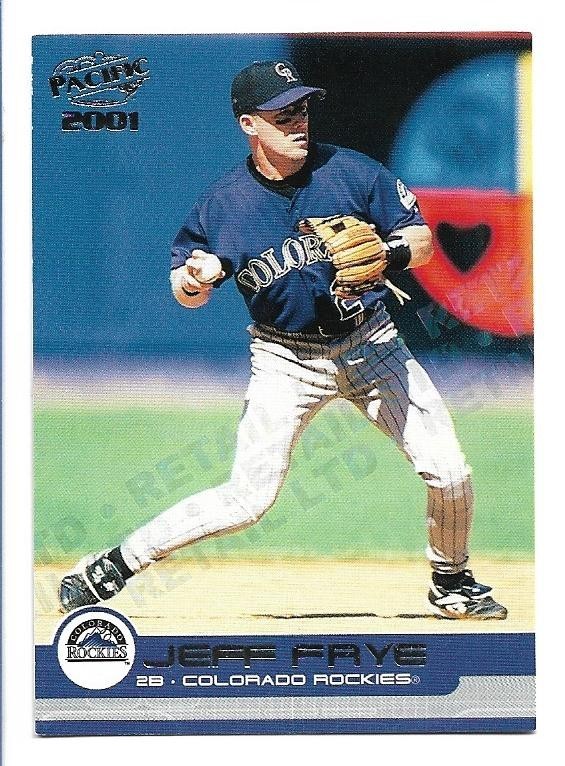 Jeff Frye 2001 Pacific Retail LTD #137 #14/85 - Colorado Rockies